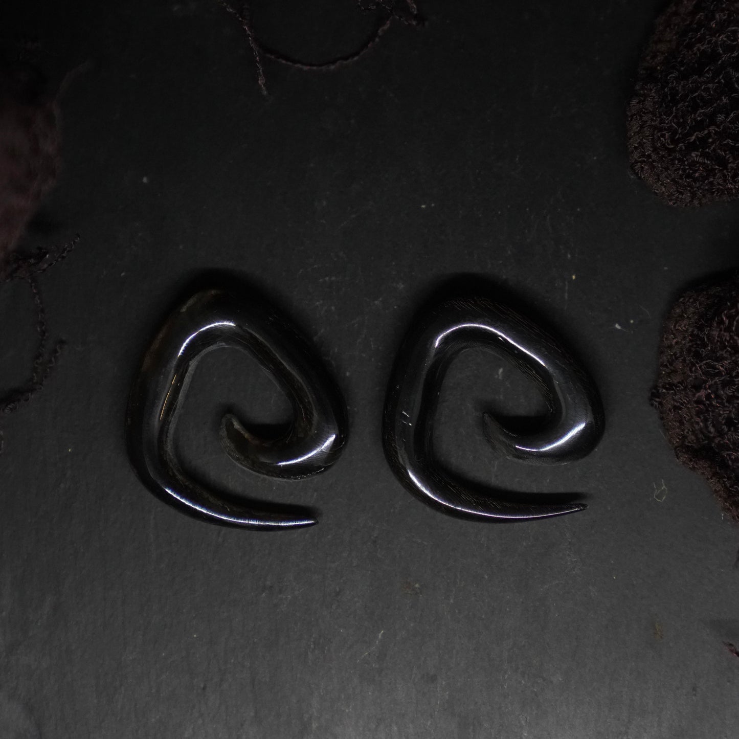 Buffalo Horn Spiral Tapers