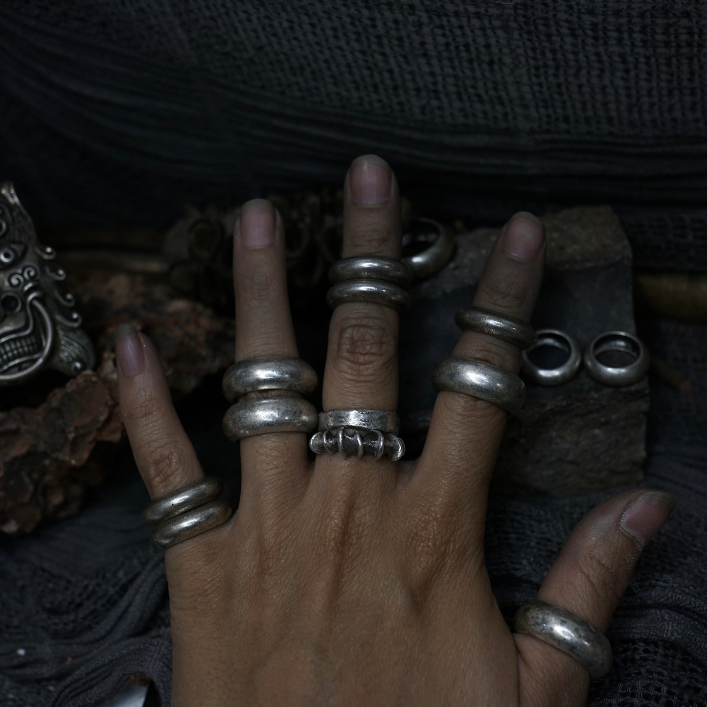 Tribal Silver Rings